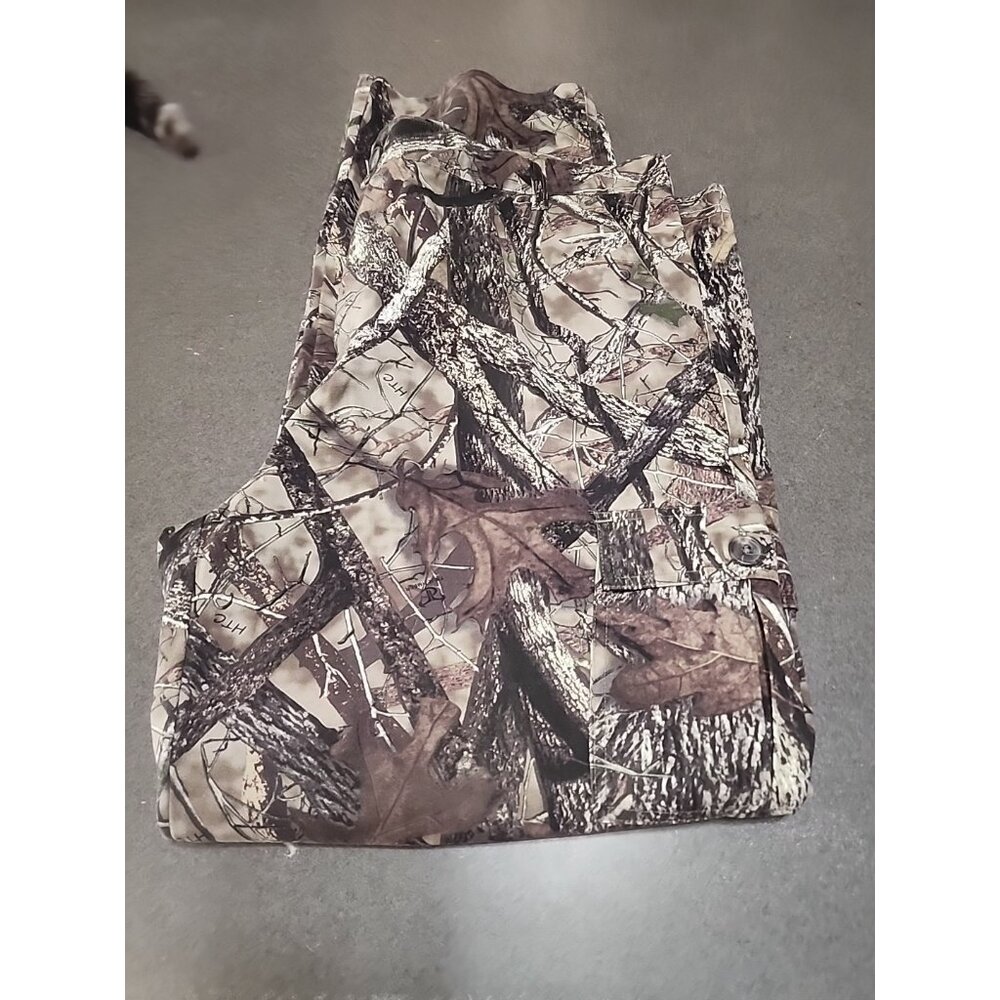 True Timber Camo Cargo Hunting Mens XXL HTC  Cotton Poly Soft No Scratch